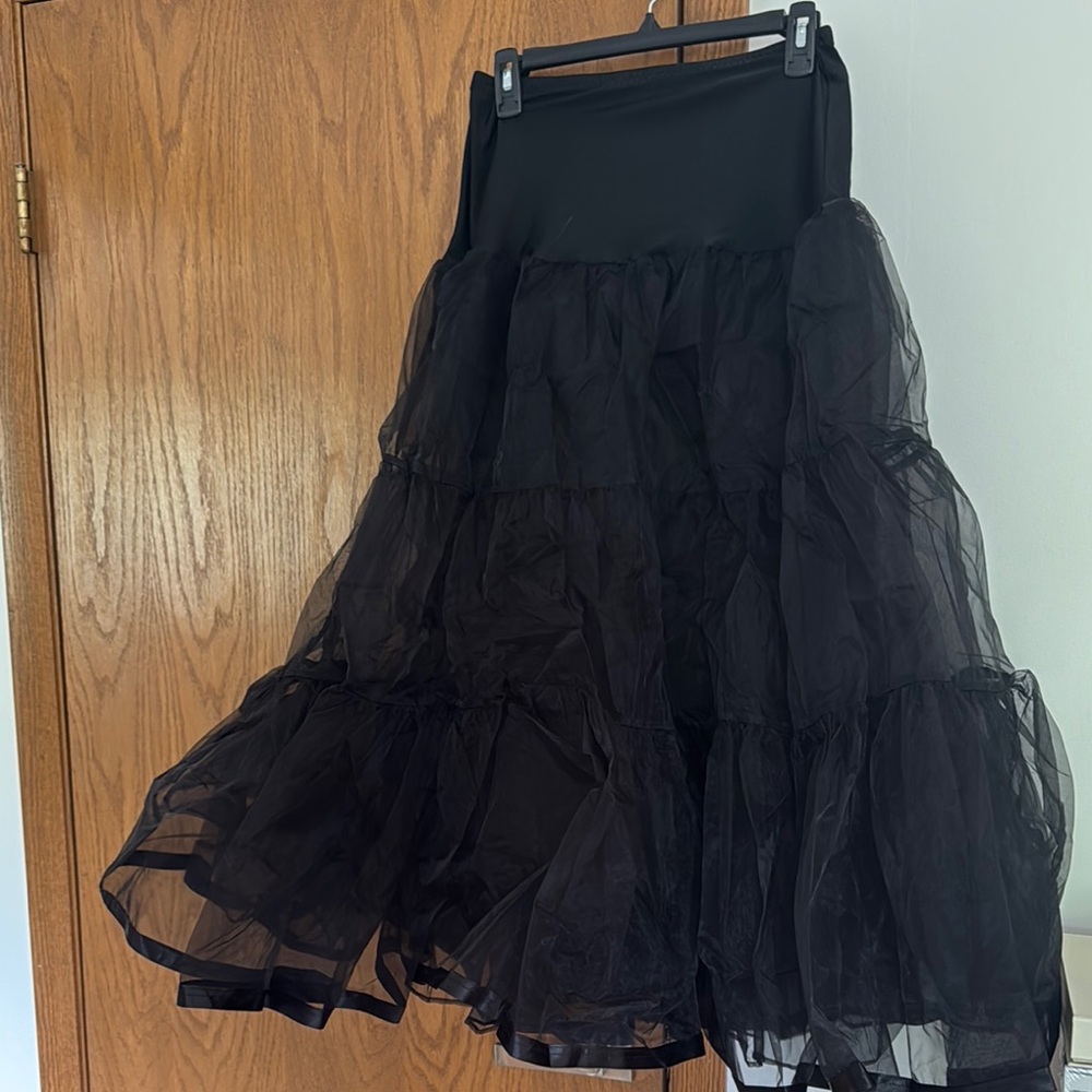 Elegant Black Tulle under Skirt or under dress to give volume